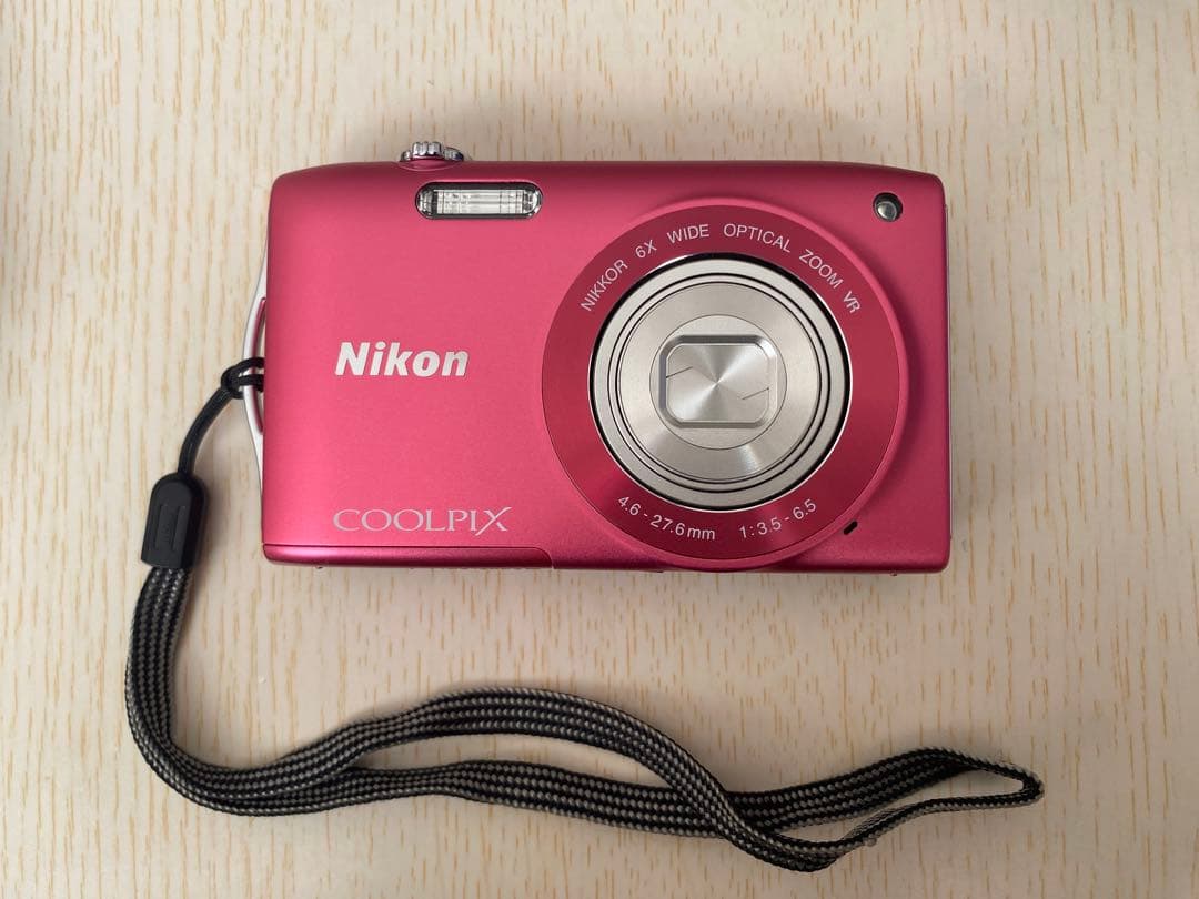 Nikon COOLPIX S3300 ピンク 本体と付属品