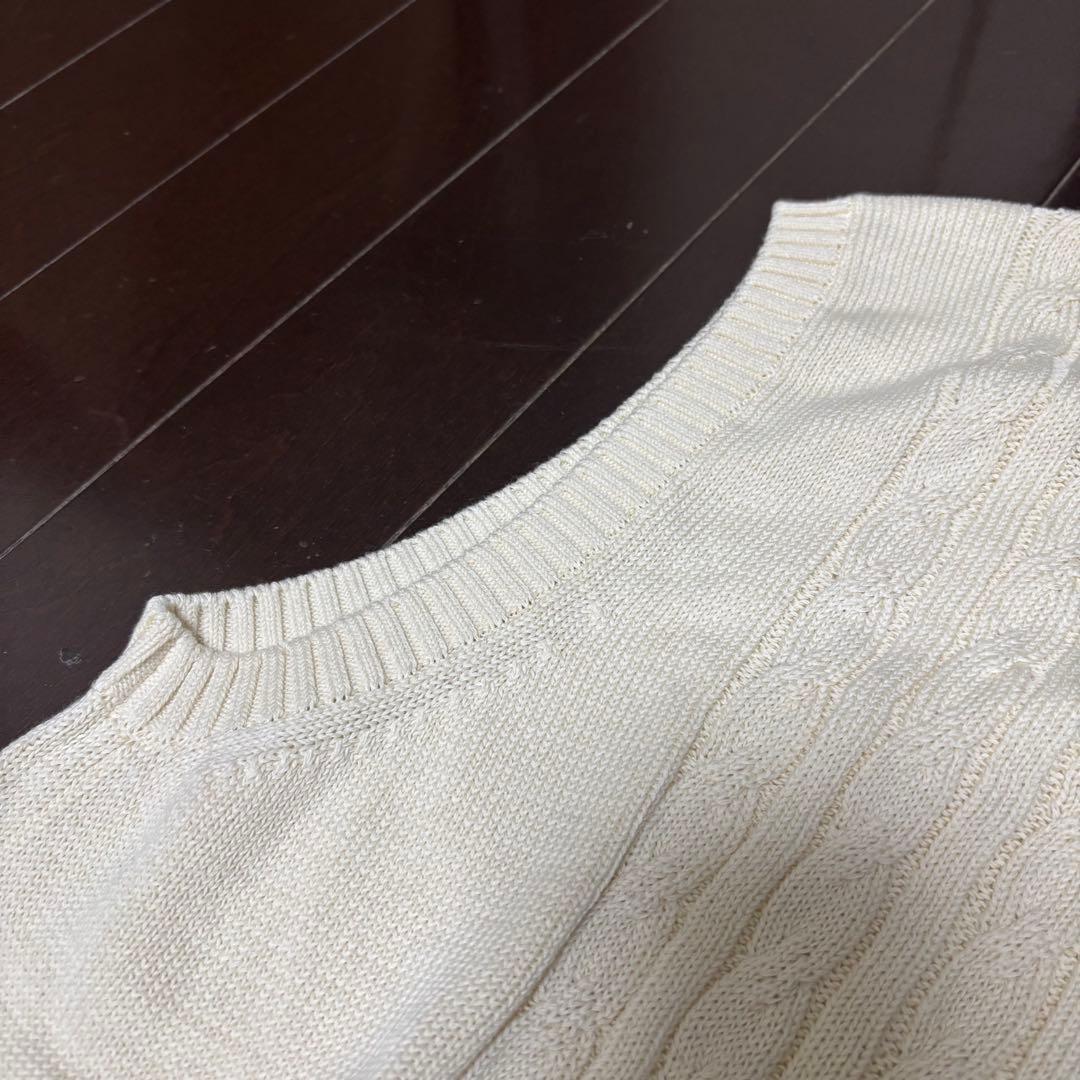 【タグ付き未使用】TOMORROWLANDオーガニックコットン チルデンベスト