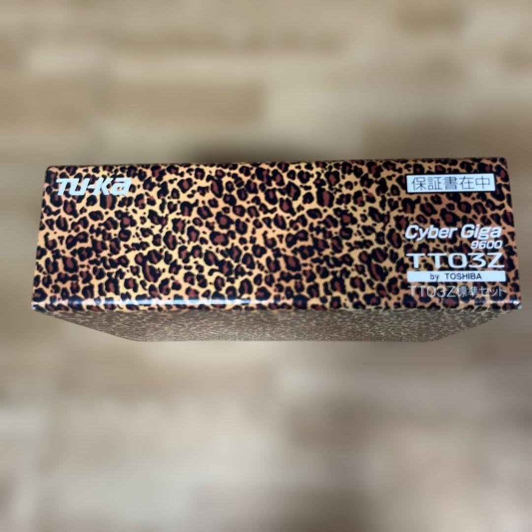 動作確認済み！浜崎あゆみ 携帯 TU-KA TT03 ヒョウ柄 ガラケー y2k