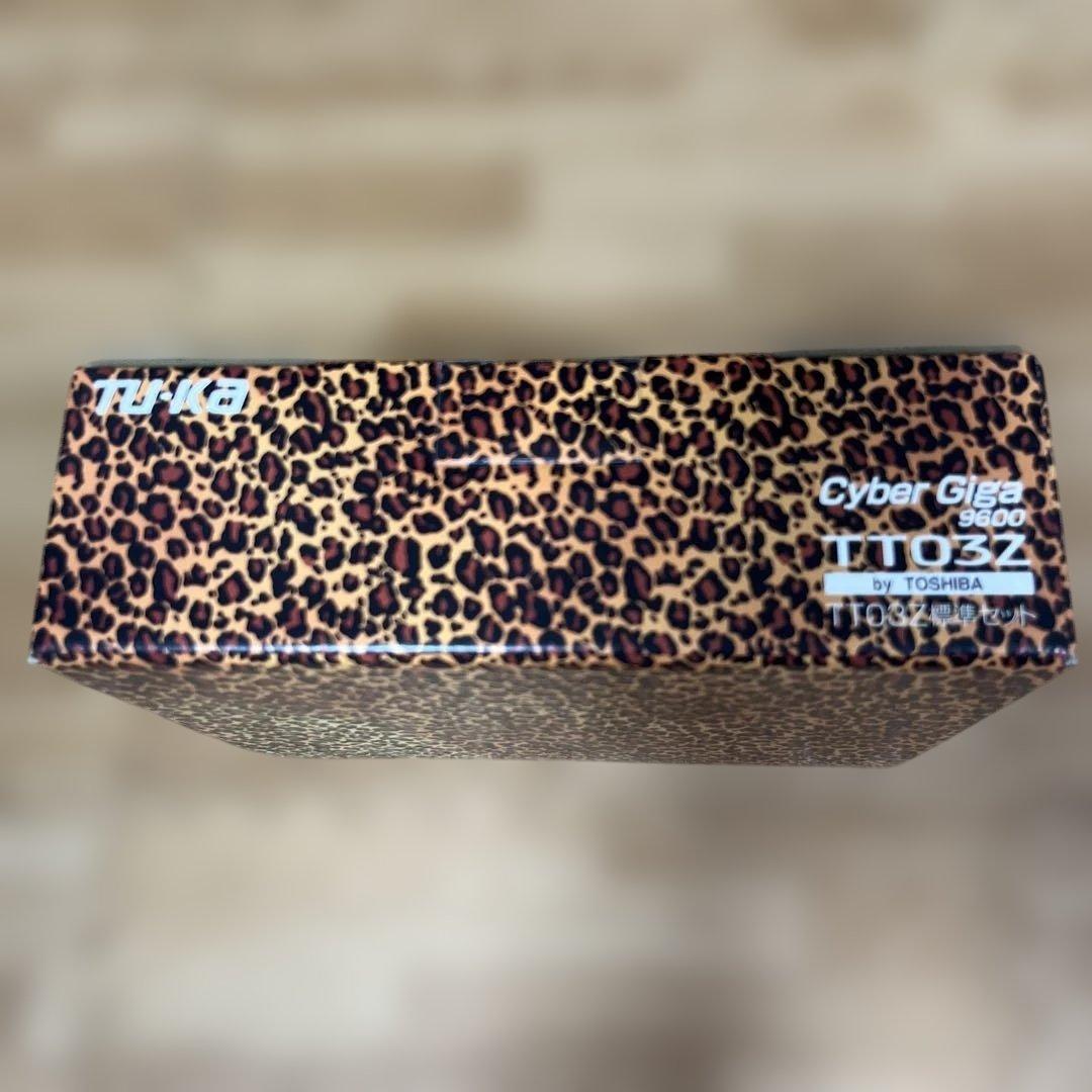 動作確認済み！浜崎あゆみ 携帯 TU-KA TT03 ヒョウ柄 ガラケー y2k