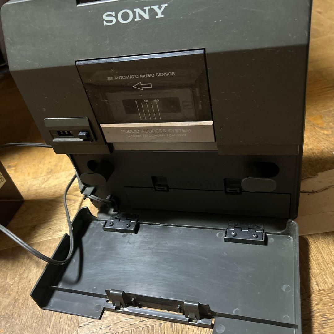 SONY カセットテープレコーダー TCM-1390 録音 再生機 拡声機能