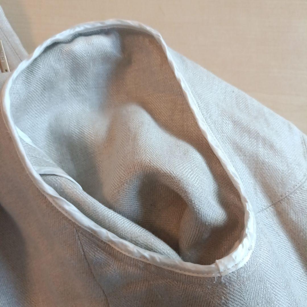 Chaos(カオス)　リネンヘリンボンジャケット　ベージュ55