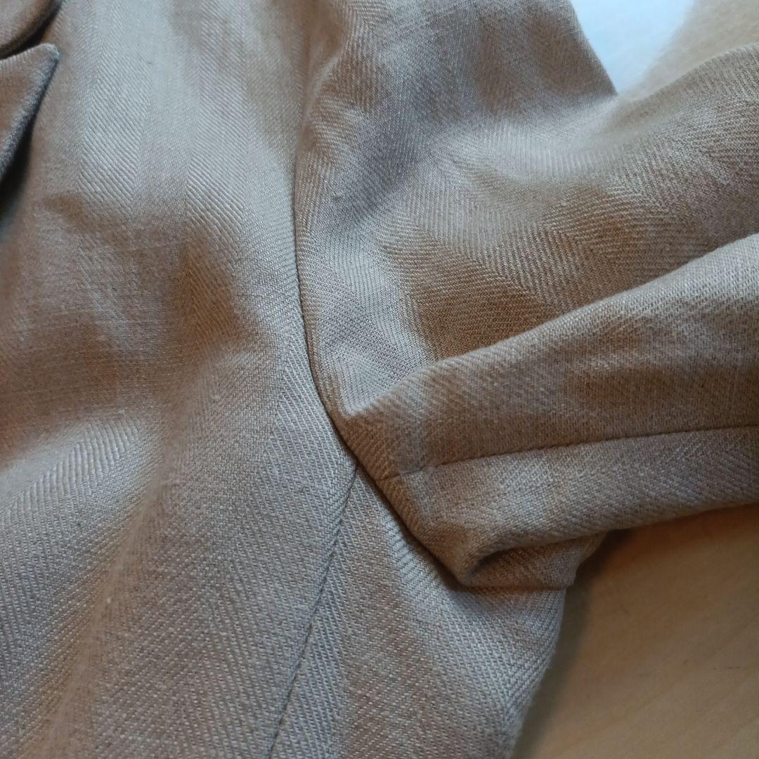 Chaos(カオス)　リネンヘリンボンジャケット　ベージュ55