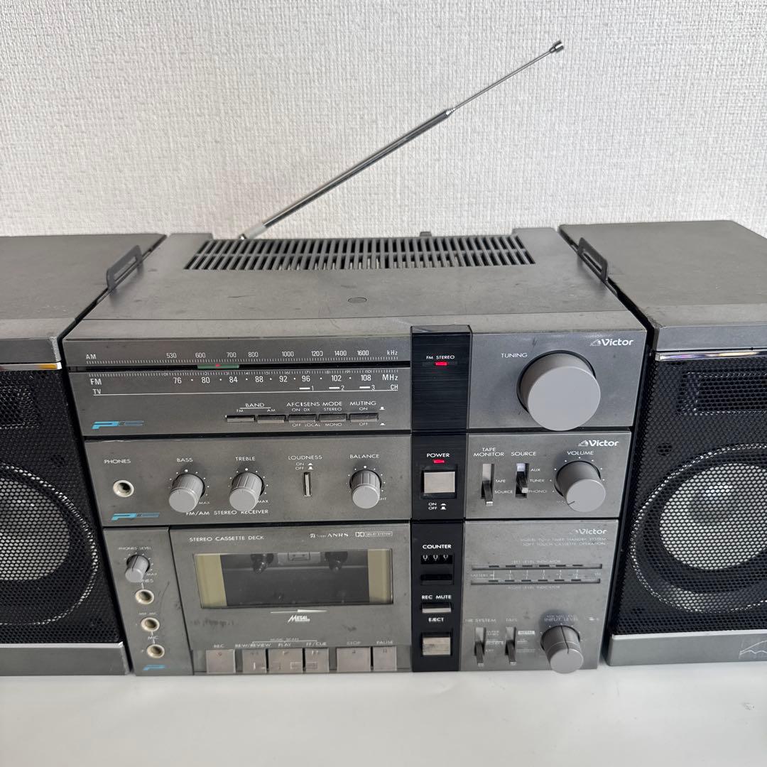 【KUN95 】Victor ラジカセ PC-3 個人メンテナンス品