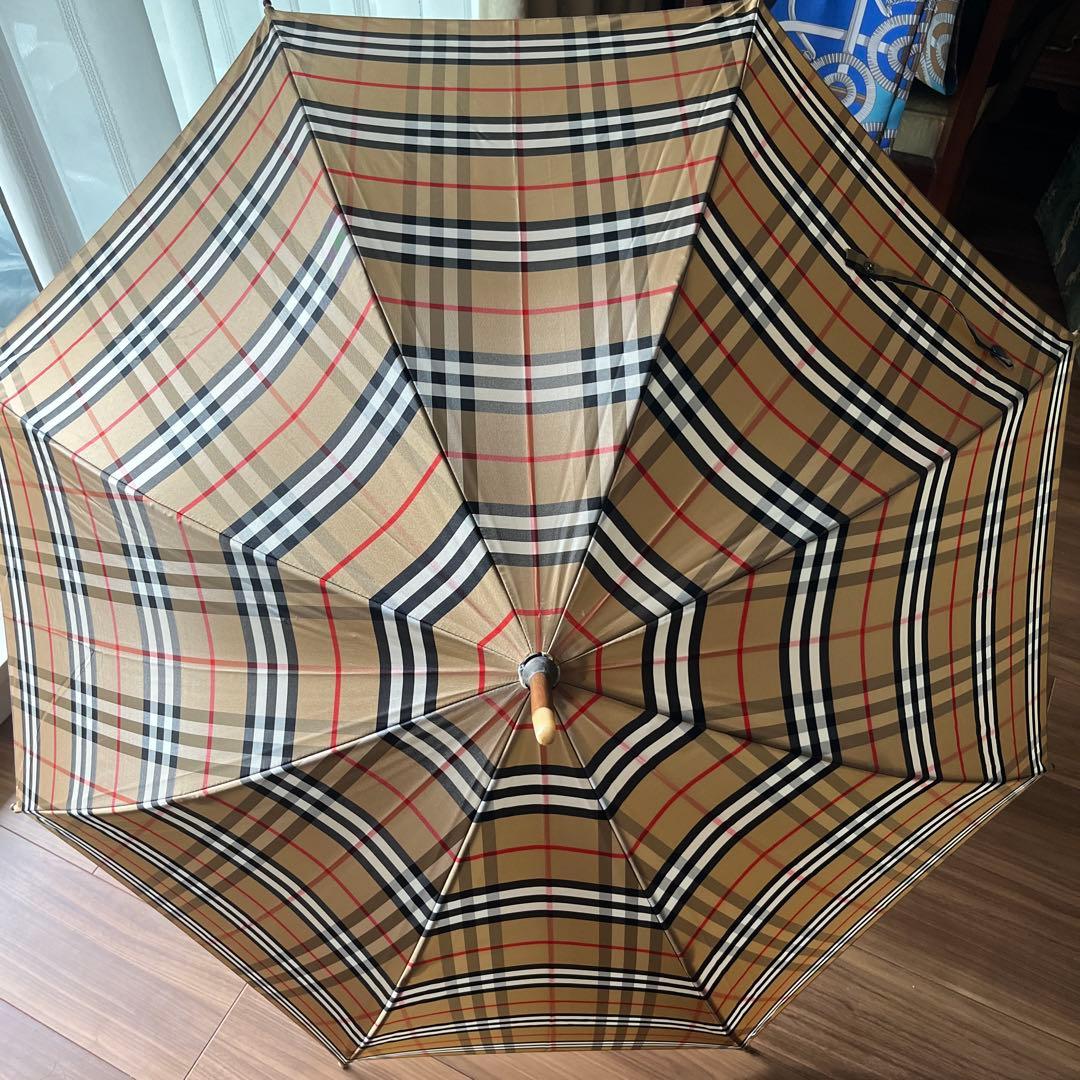 未使用　BURBERRYバーバリー　ノバチェック 長傘 ノベルティ非売品