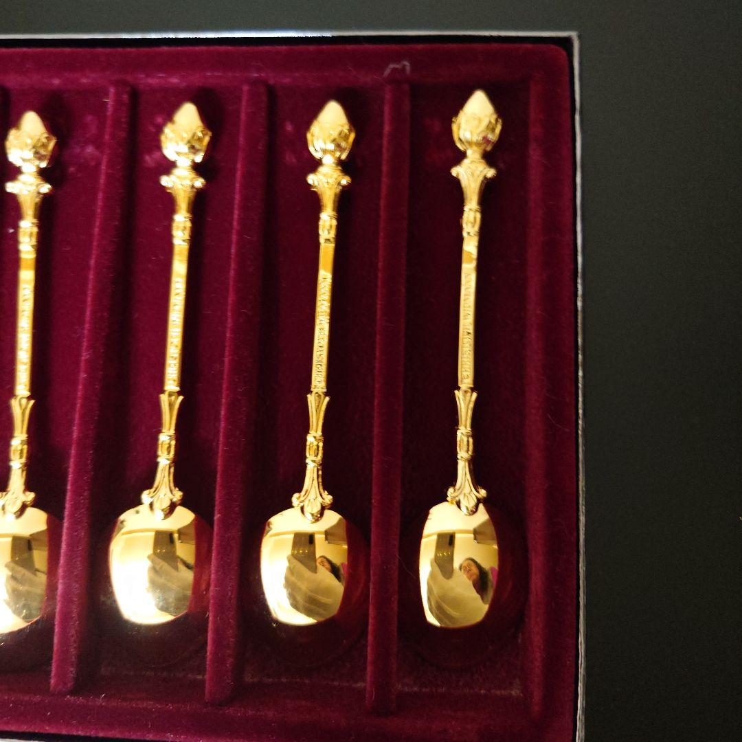 【新品】ウィドマン CHRISTOPH WIDMANN 24金スプーン6本セット