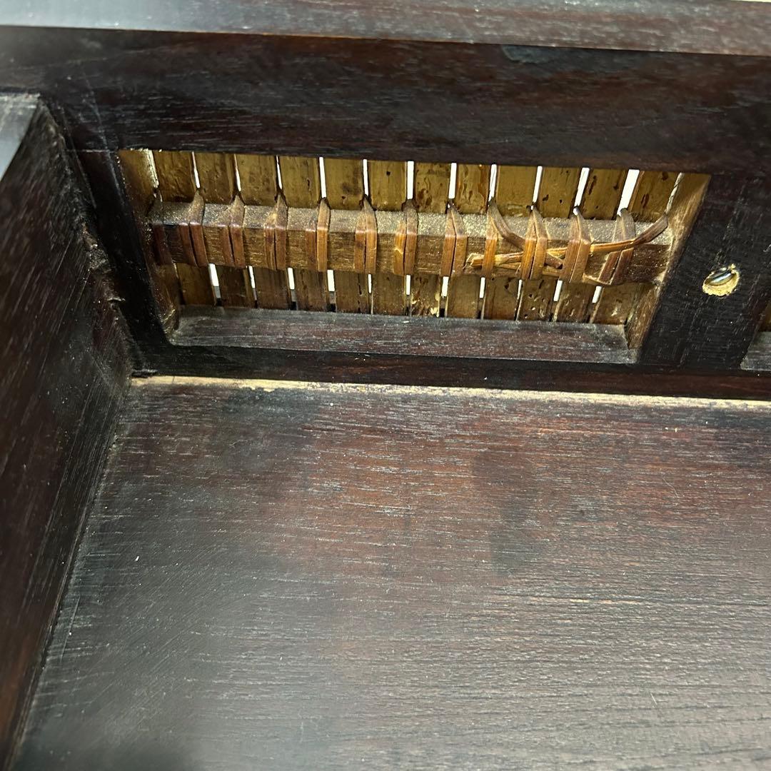 アジアン チェスト チーク無垢材 2段 木製 棚 バリ リゾート 南国風