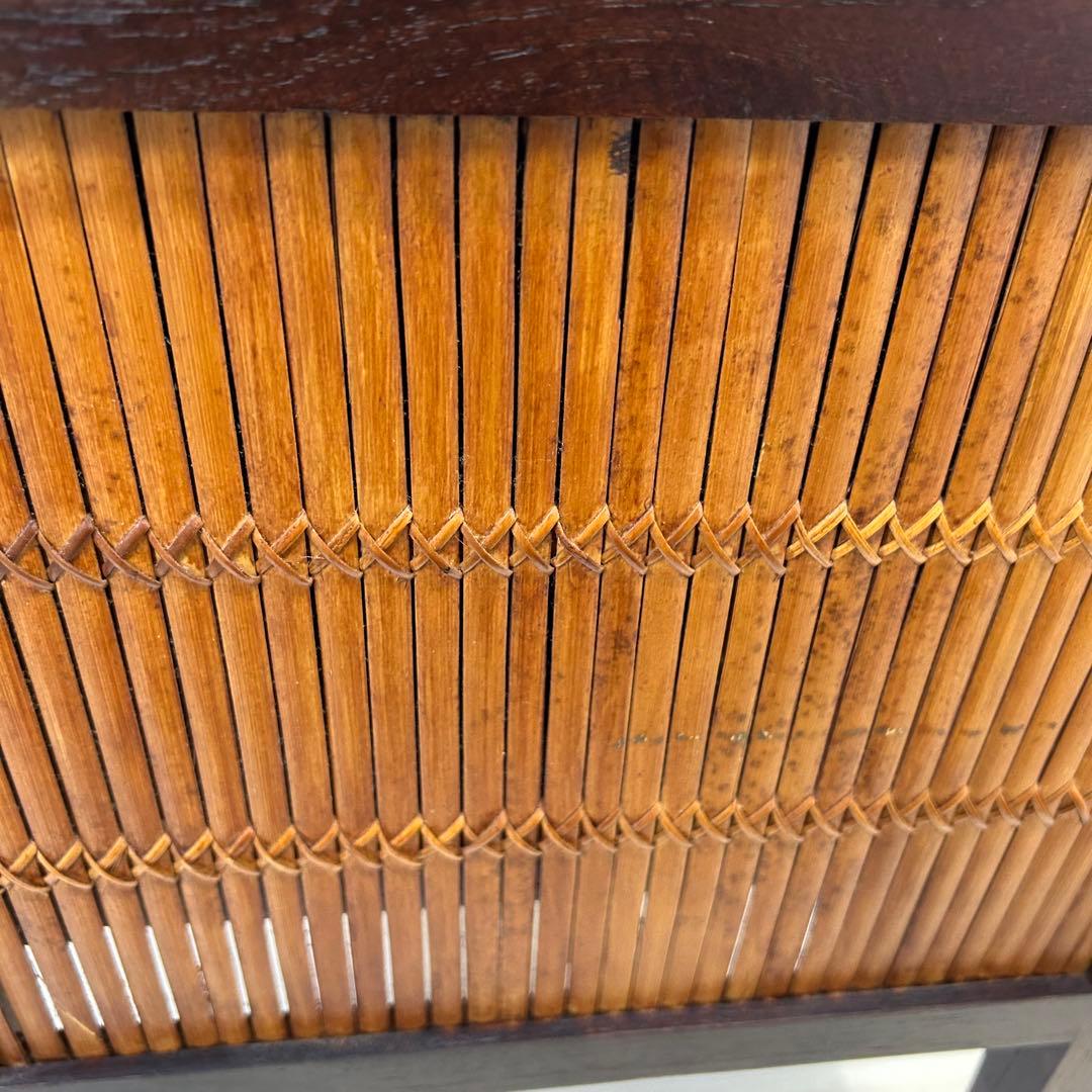 アジアン チェスト チーク無垢材 2段 木製 棚 バリ リゾート 南国風