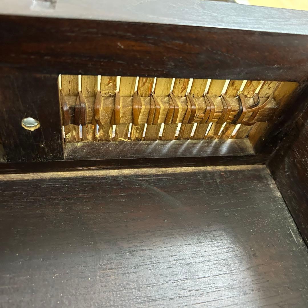 アジアン チェスト チーク無垢材 2段 木製 棚 バリ リゾート 南国風