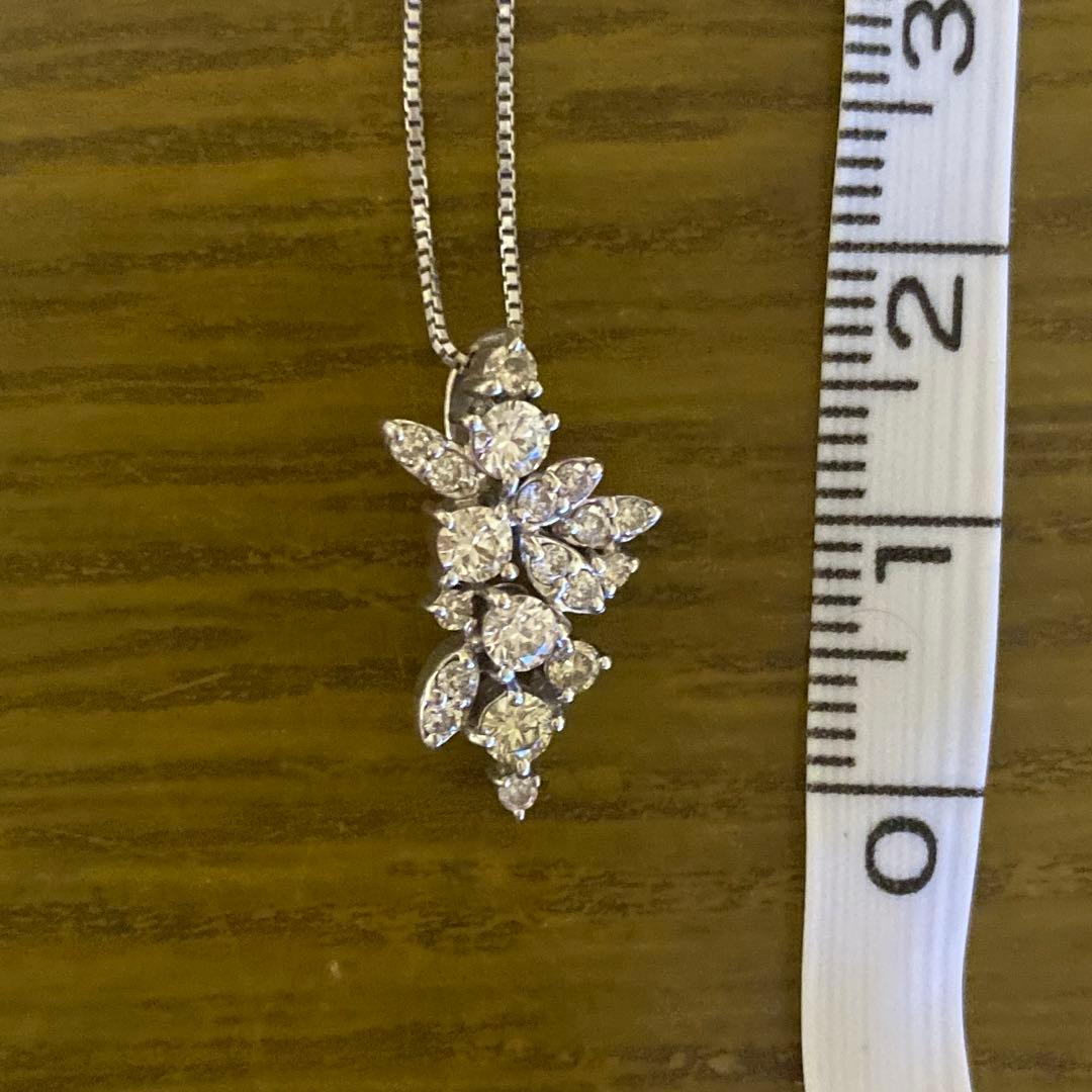 k18WG ダイヤモンドネックレス