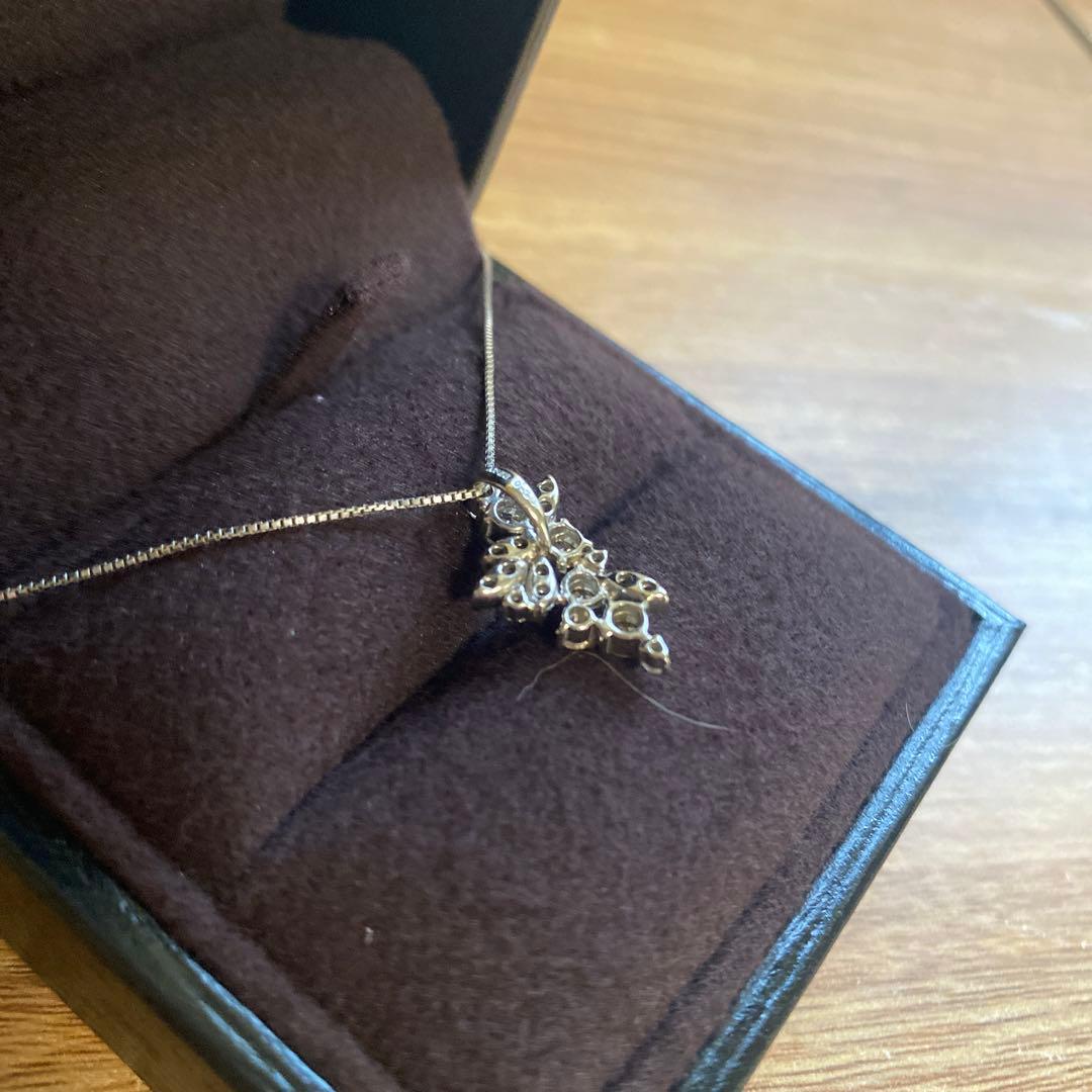 k18WG ダイヤモンドネックレス