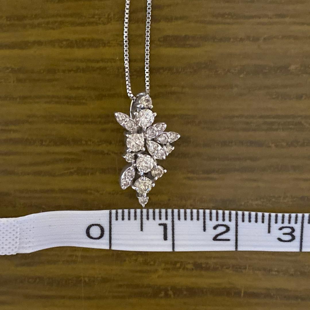 k18WG ダイヤモンドネックレス