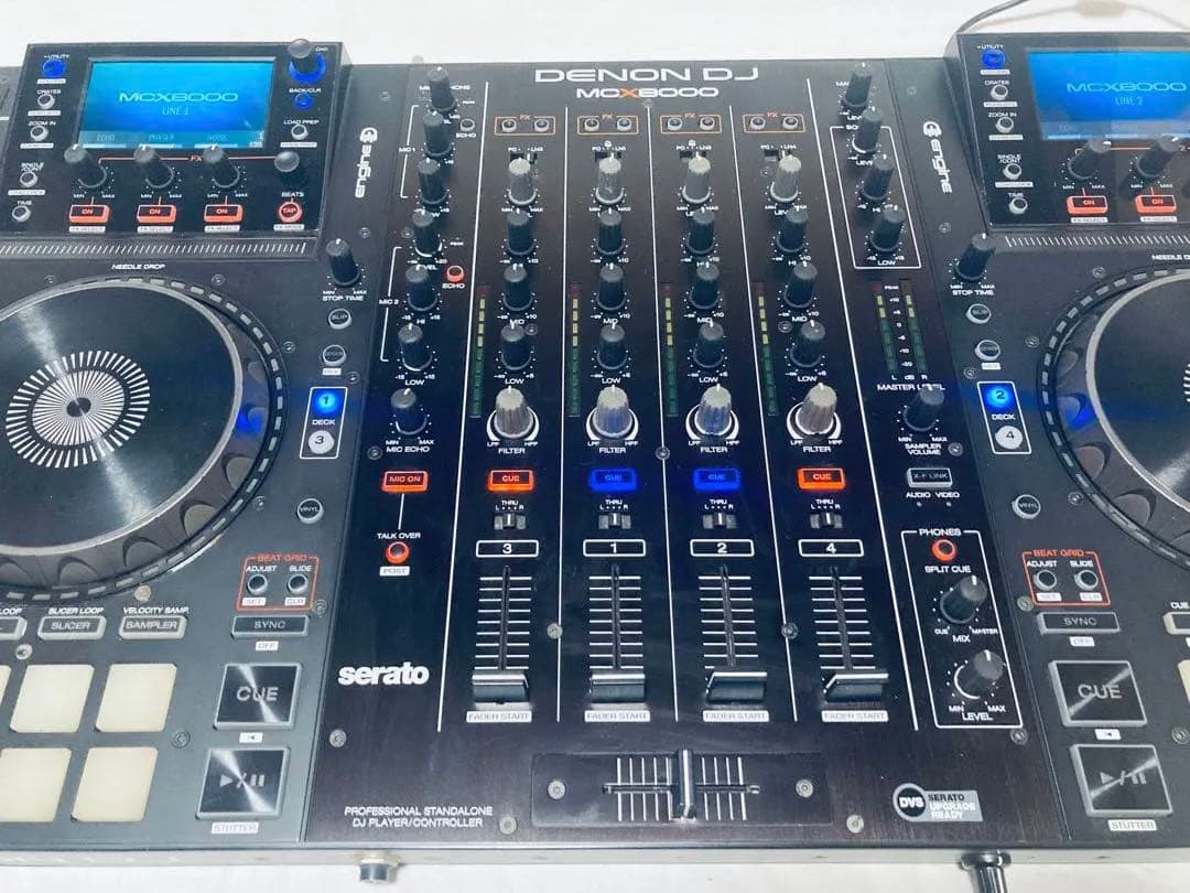 DENON DJ MCX8000 コントローラー 動作良好 専用ケース付き