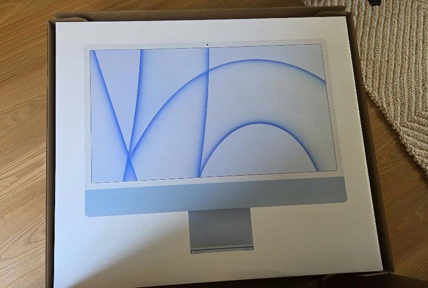 Apple iMac 24インチPro 8コアCPU AppleM1 ブルー