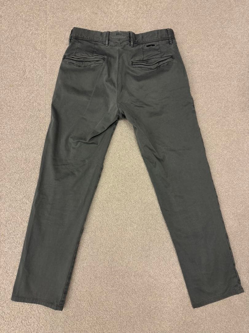 インコテックス　コットンギャバンジィチノ　ダークグレー　W29 pt 100型