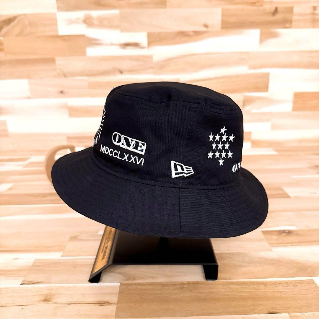 激レア/美品【ニューエラ×オンスポッツ】別注 ダラー ハット L/XL 黒×白