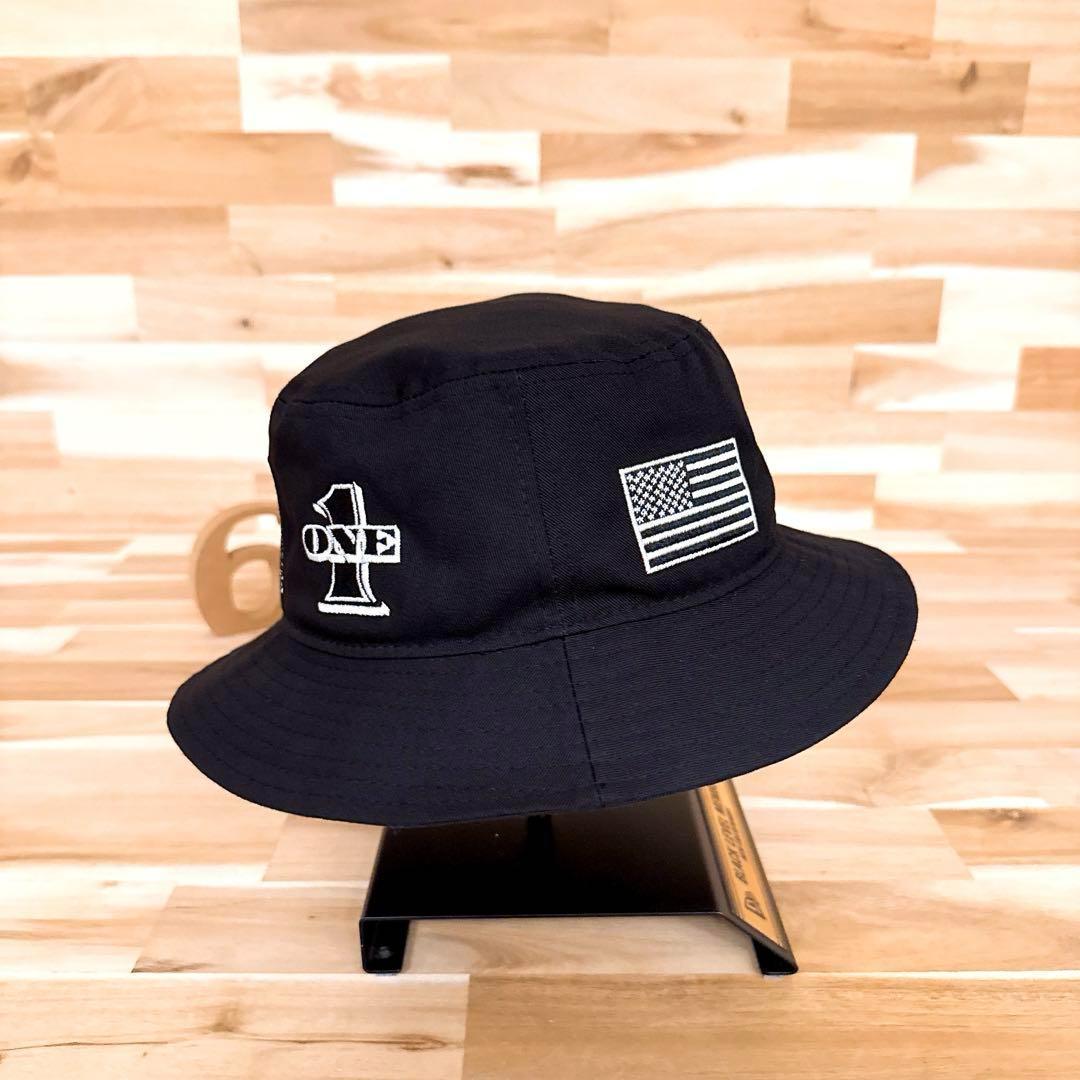 激レア/美品【ニューエラ×オンスポッツ】別注 ダラー ハット L/XL 黒×白