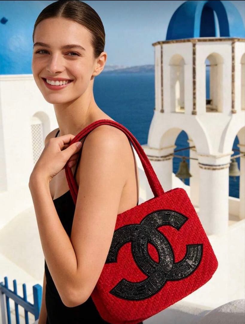 ⚠︎専用⚠︎くまのプーさん様⚠︎CHANEL ノベルティトートビッグココマーク レッド