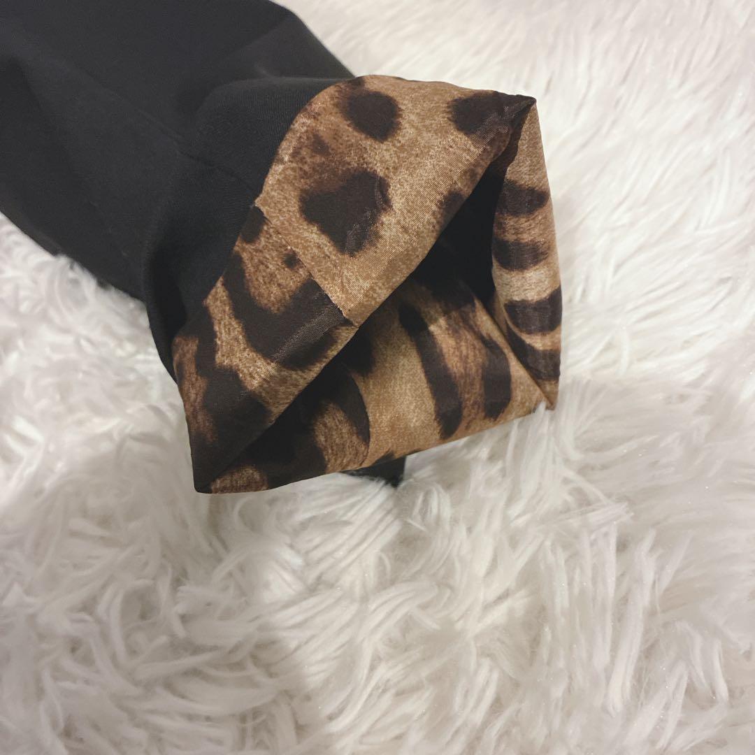 DOLCE&GABBANA テーラードジャケット レオパード 金ボタン