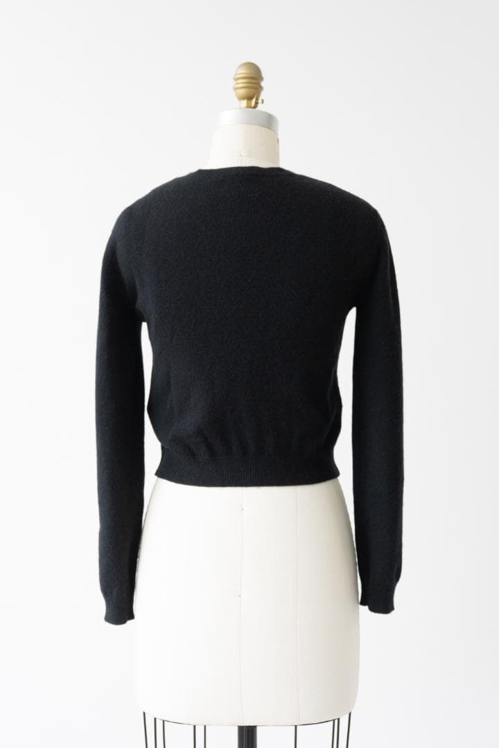 miu miu ミュウミュウ フラワービーズ カシミヤ カーディガン