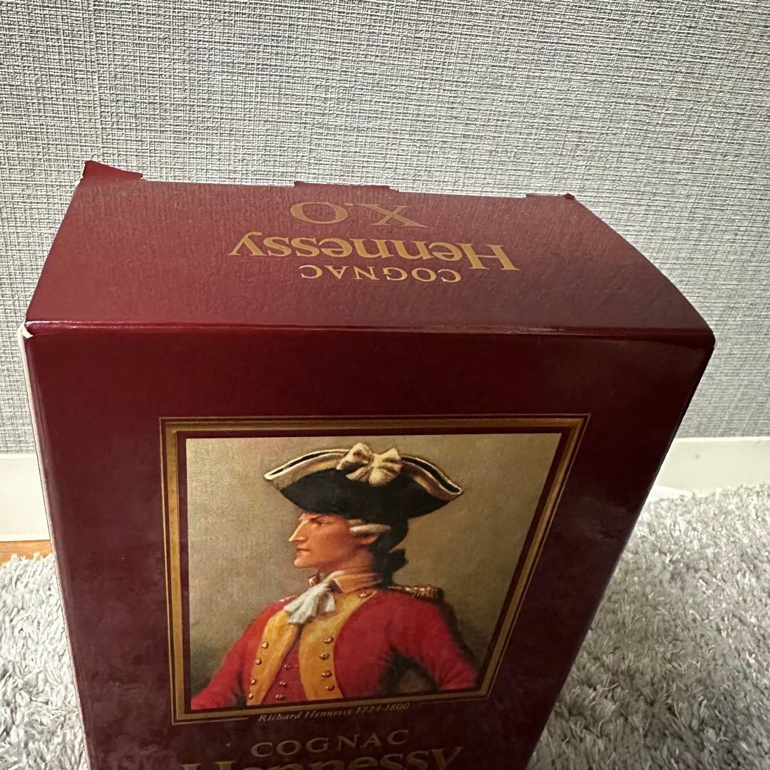 Hennessy XO コニャック 金キャップ箱入り 700ml クリアボトル