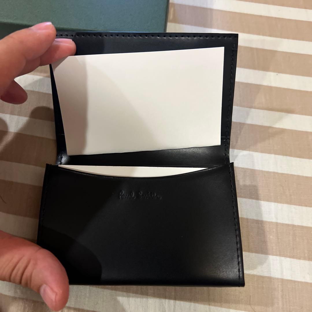 【未使用】Paul Smith 名刺入れ 黒 レザー