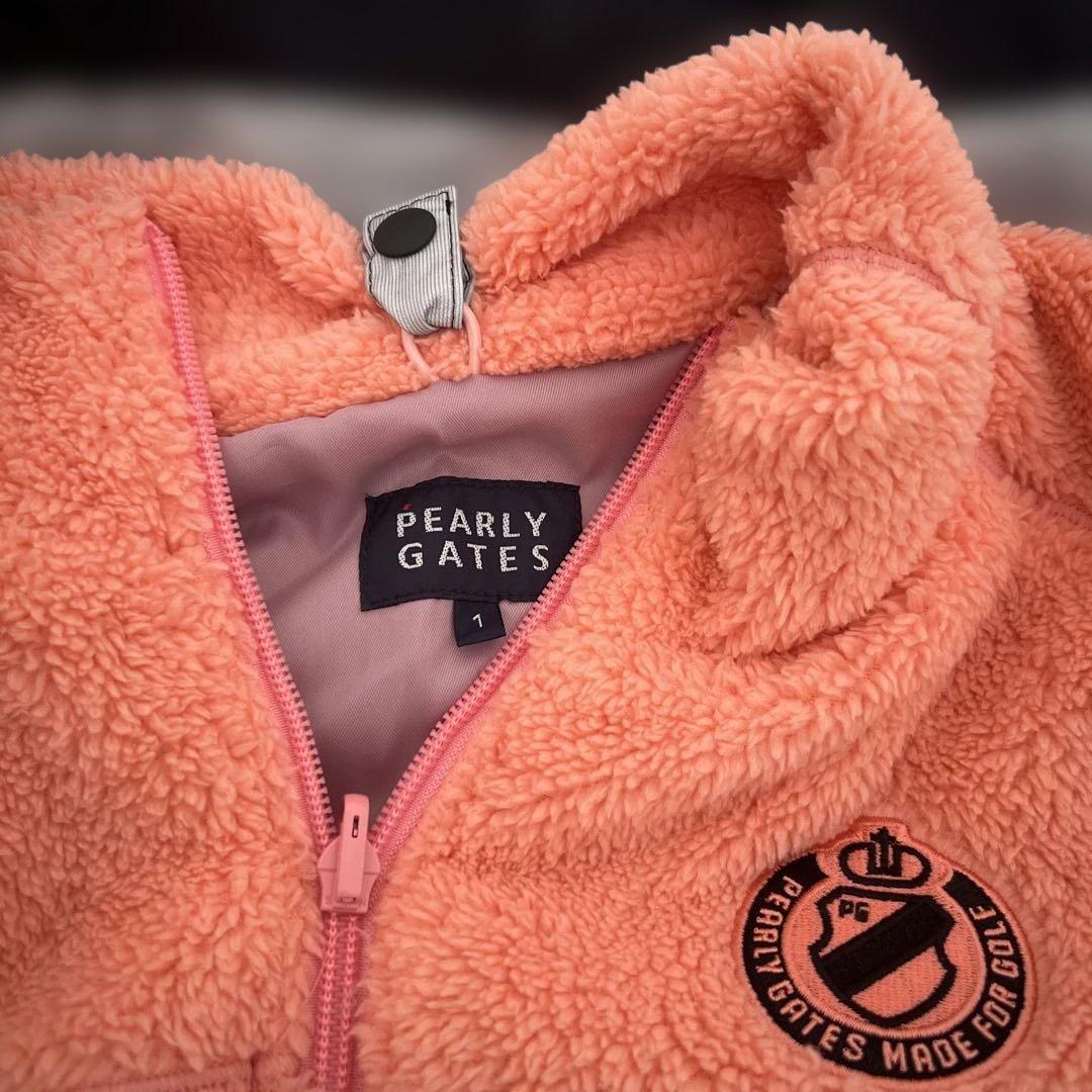 PEARLY GATES レディースジャケット ブラック/ピンク
