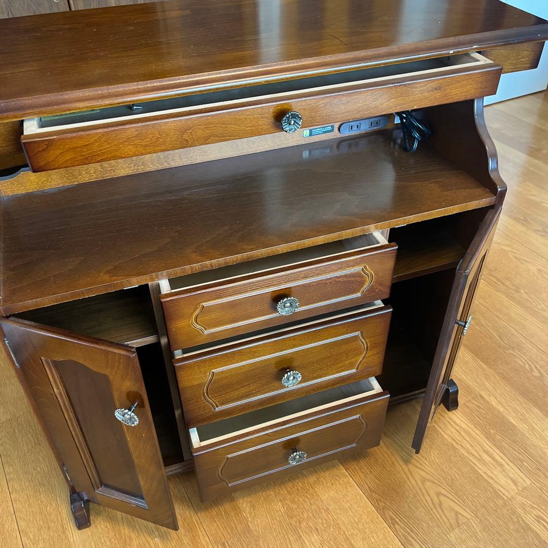 木製クラシックキャビネット 3引き出し