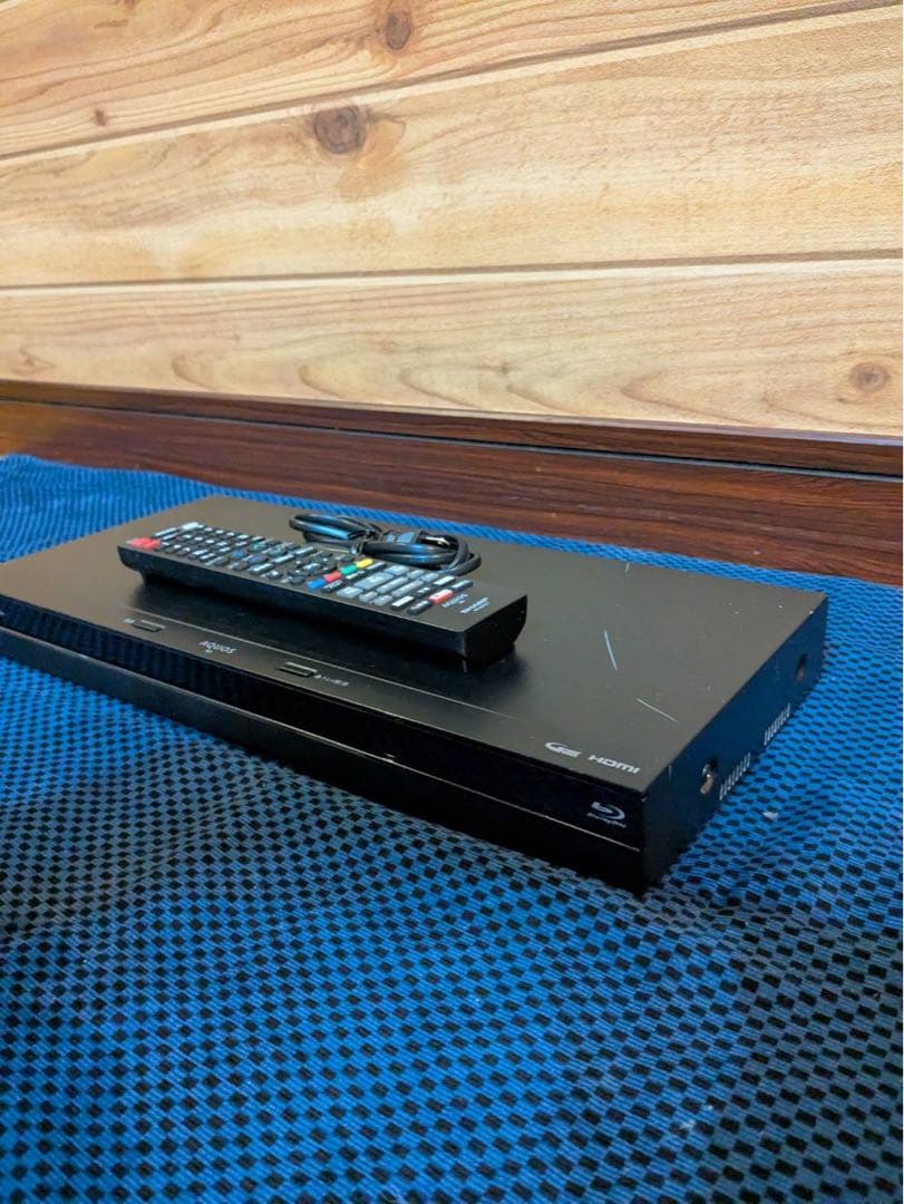 SHARP ブルーレイレコーダー 1TBリモコン付き