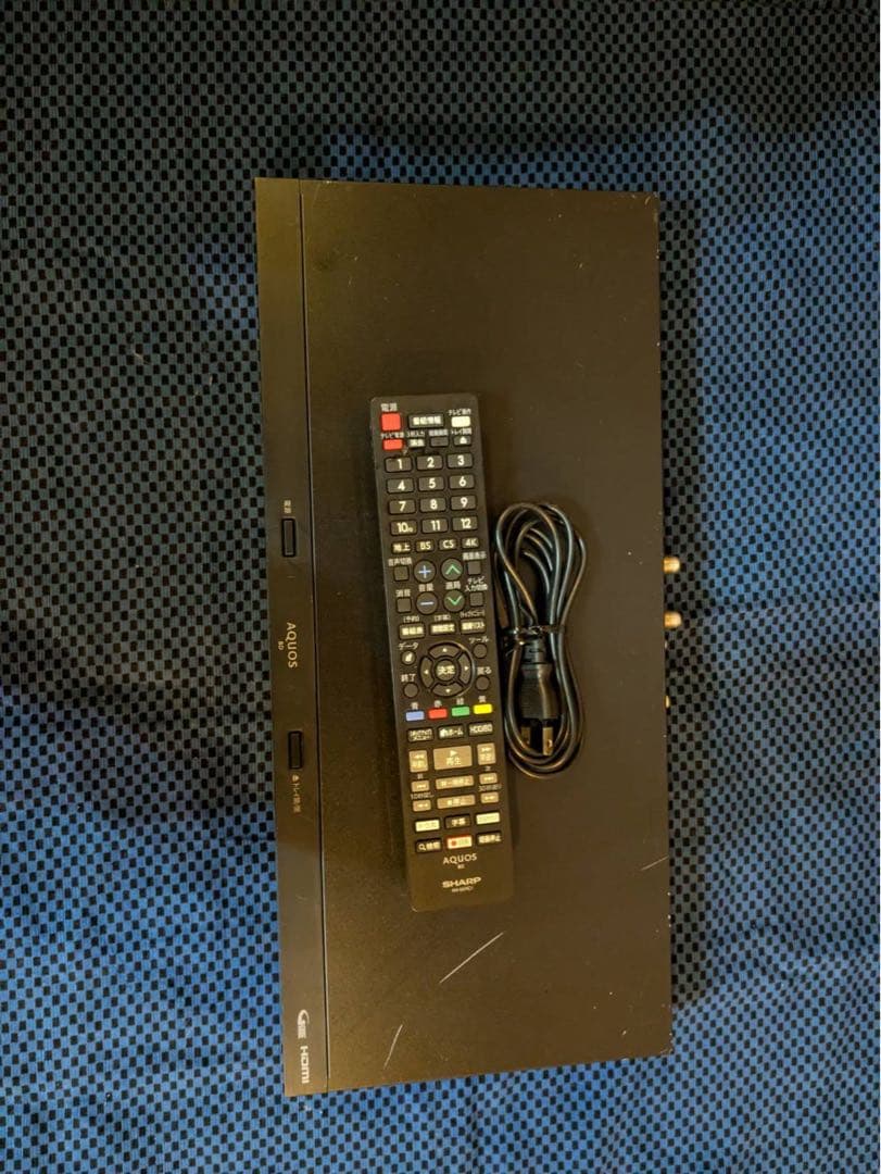 SHARP ブルーレイレコーダー 1TBリモコン付き