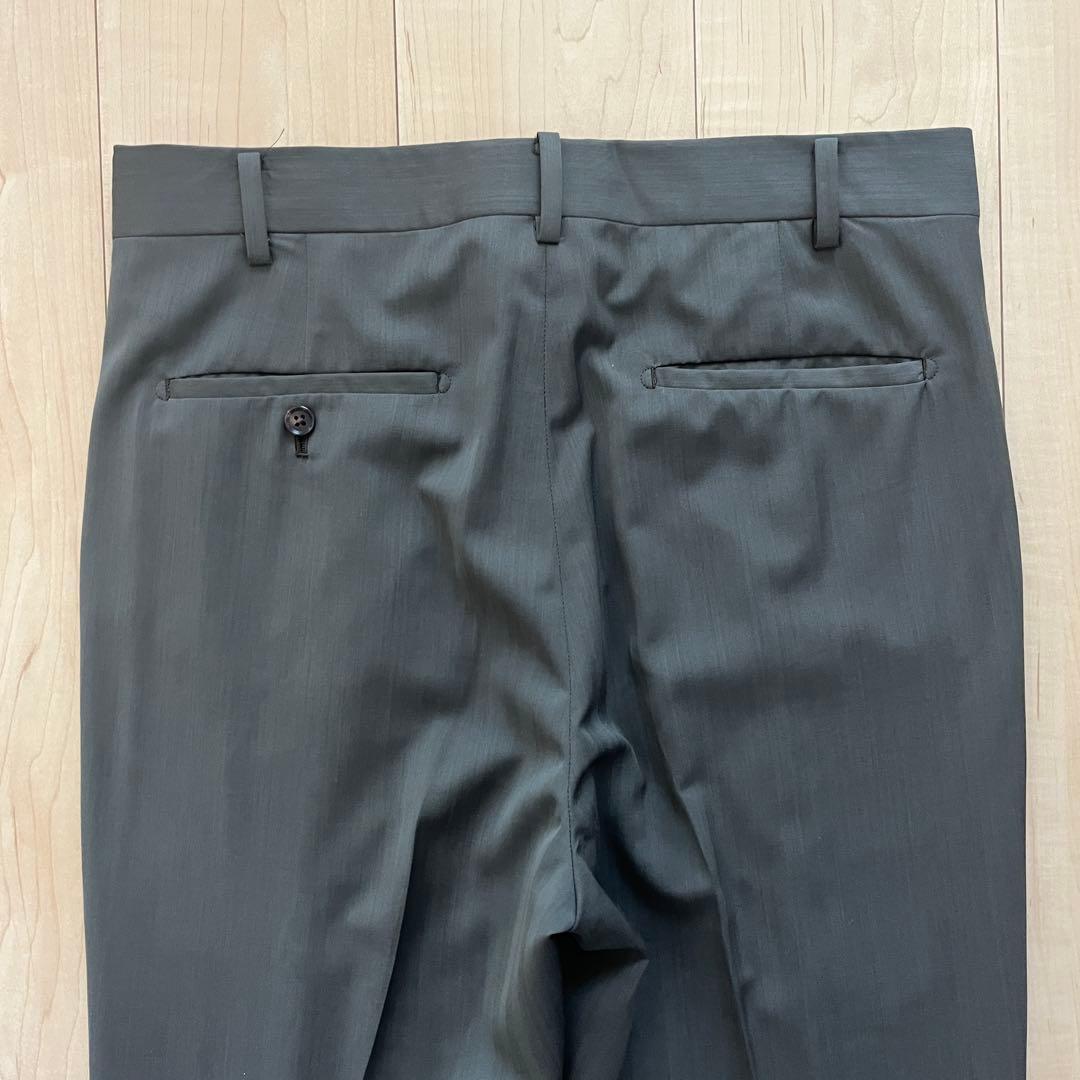 WACKO MARIA ZEGNA PLEATED TROUSERS M カーキ