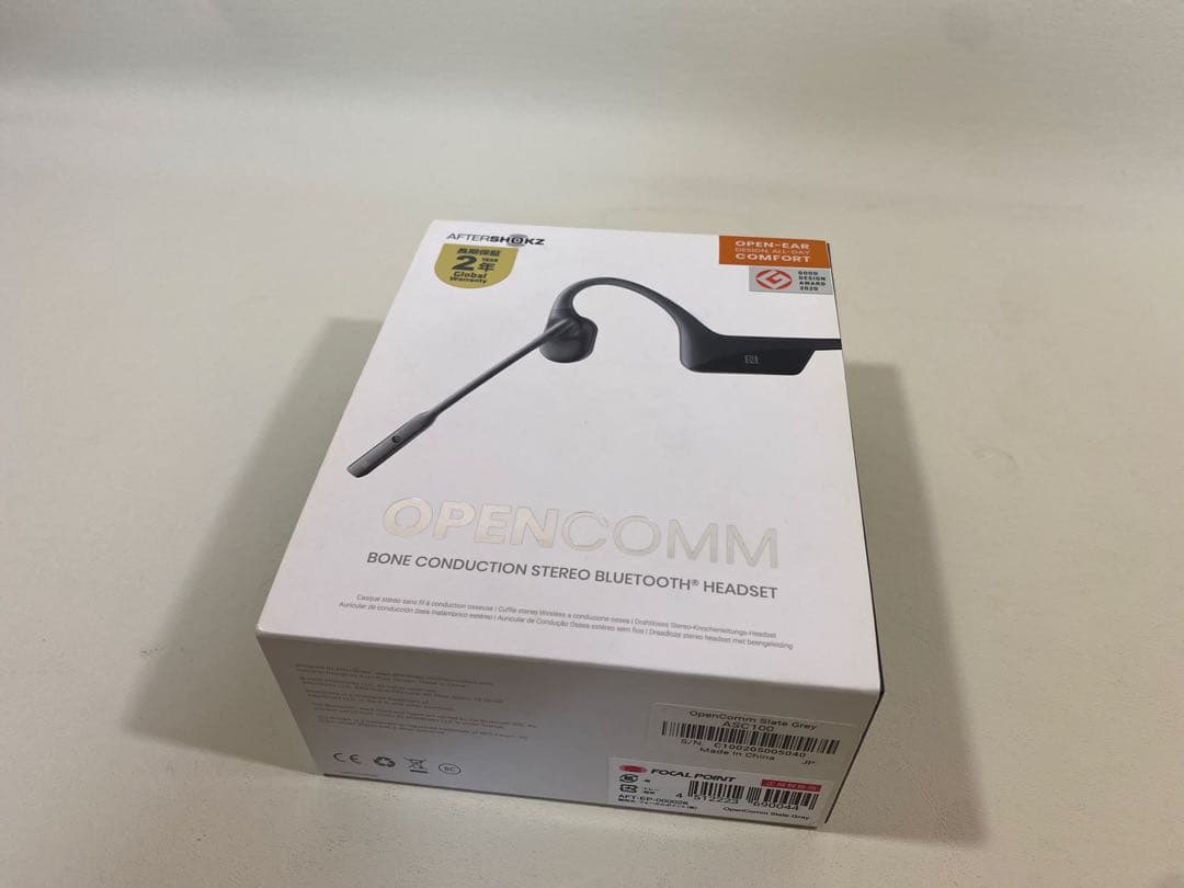 イヤホン AFTERSHOKZ OPENCOMM SLATE GREY ASC-100