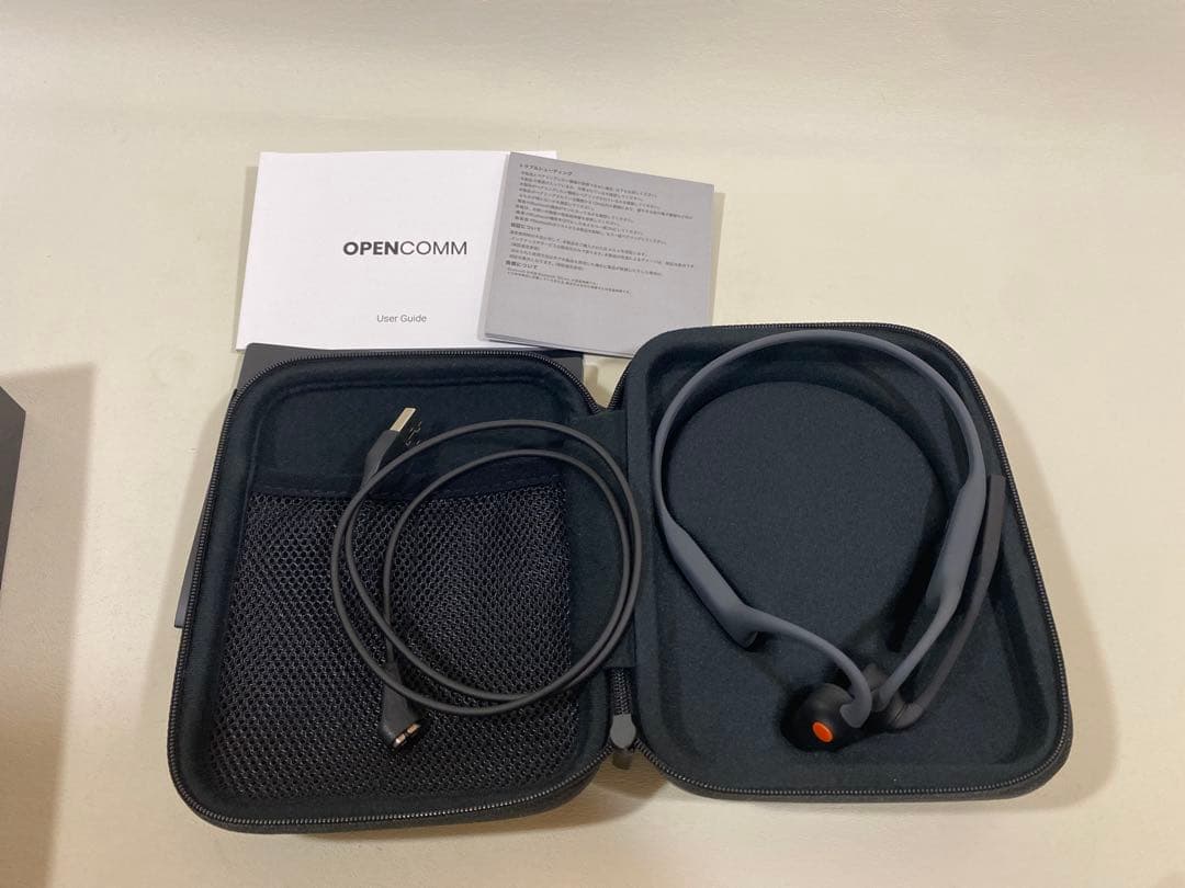 イヤホン AFTERSHOKZ OPENCOMM SLATE GREY ASC-100