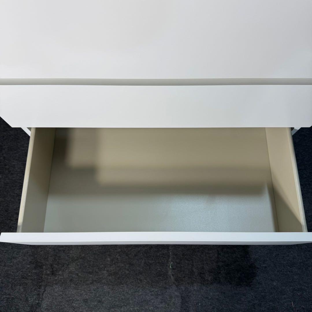IKEA チェスト 4段 マルム シンプル タンス 格安 ホワイト d3545