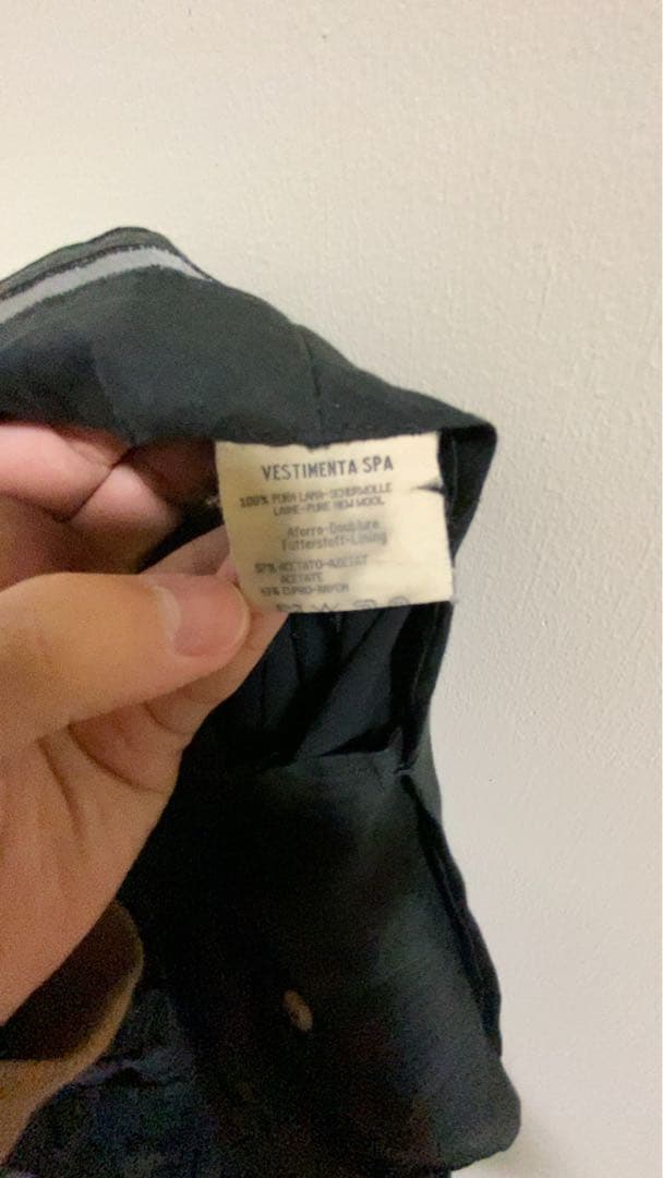 cdg　Giorgio Armani ブラック スラックス