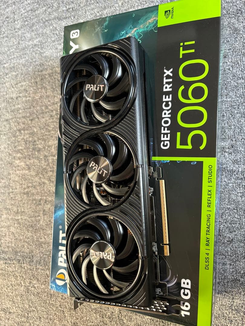 グラフィックボード・グラボ・ビデオカード PALIT GeForce RTX 5060 Ti 16GB