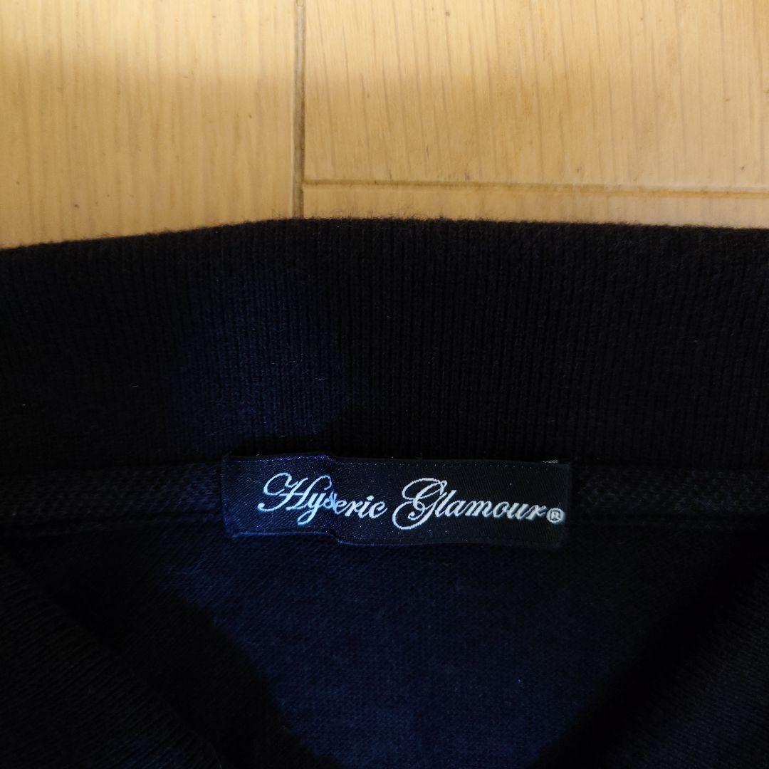 HYSTERIC GLAMOUR 黒ポロシャツ