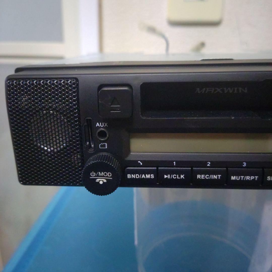 希少カセットデッキSD USB Bluetoothステレオスピーカー内蔵1DIN