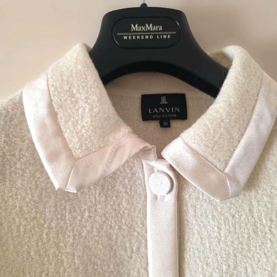 美品　LANVIN アイボリー テーラードジャケット　ホワイト