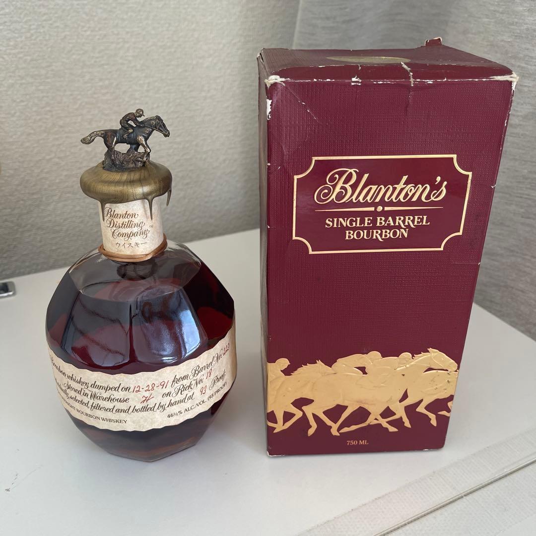 Blanton's ブラントン　1991 宝酒造　タカラレッド　箱付　750ml