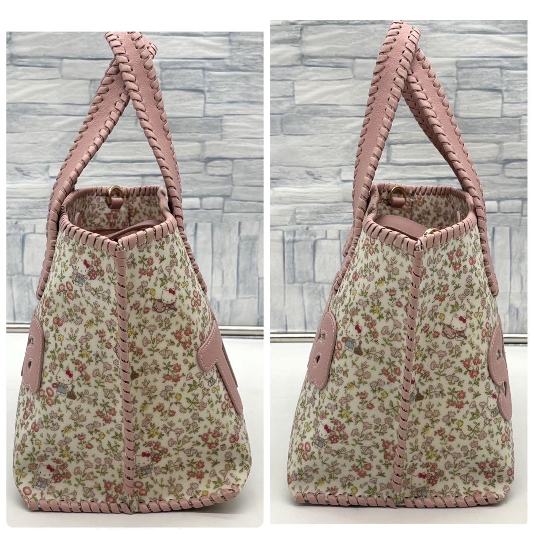 未使用級　希少　サマンサタバサ　ハローキティ50周年コラボ 2wayハンドバッグ