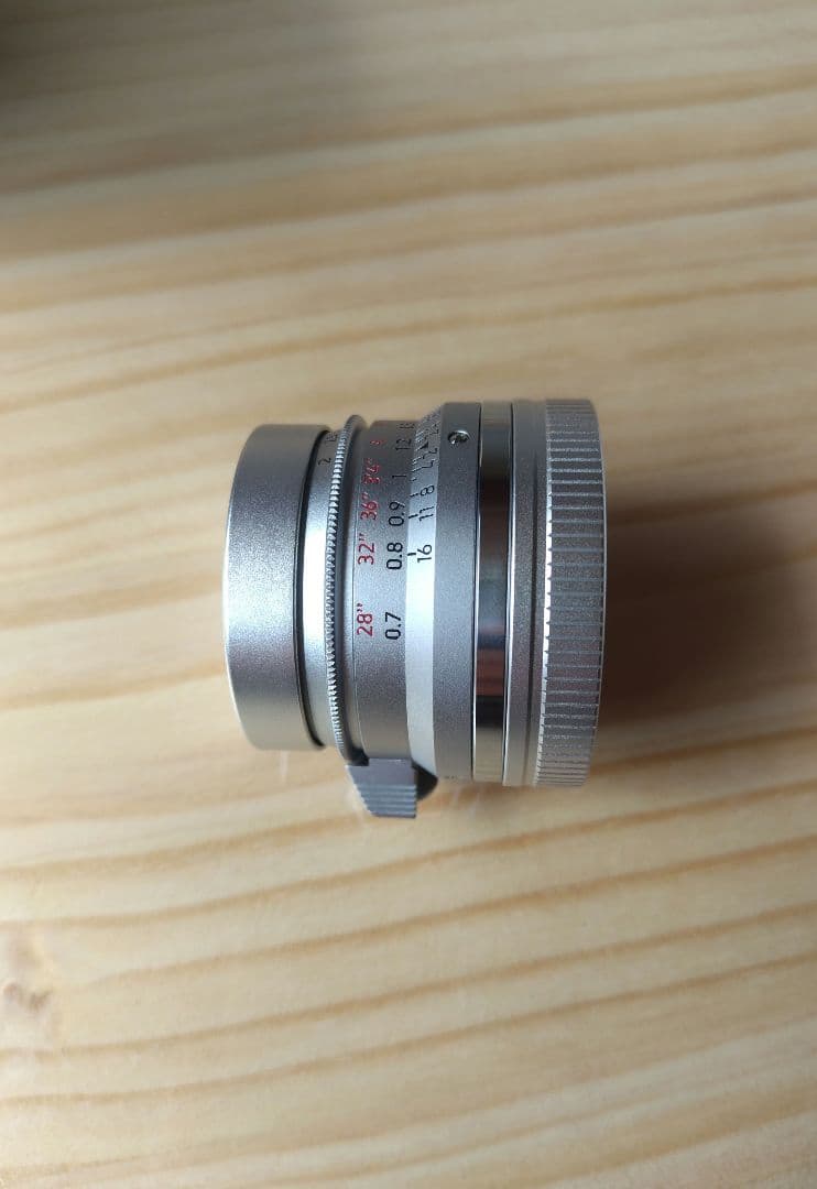 割引中｜Light lens lab 35mm F2 ライカM シルバー+フード