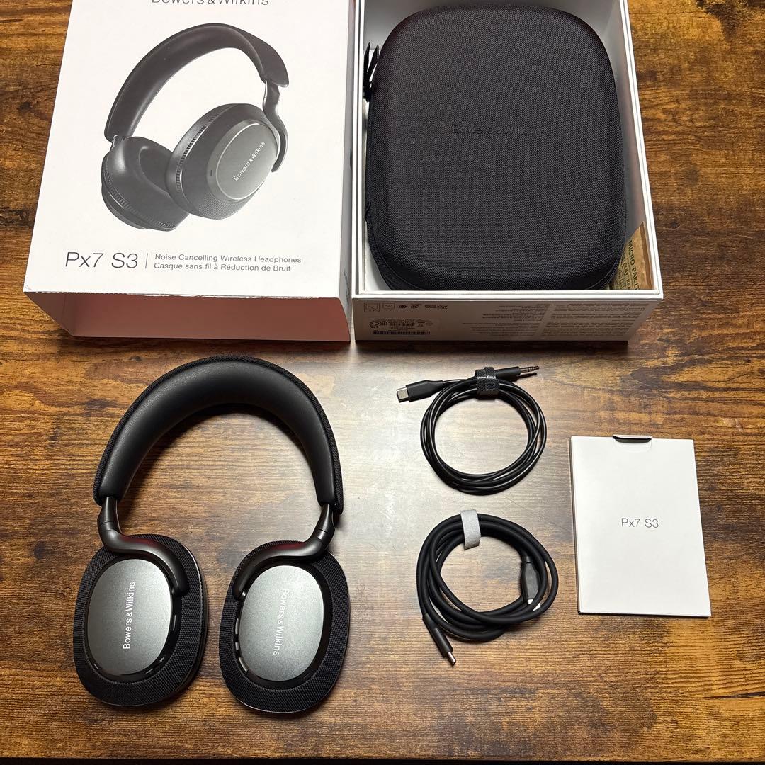 Bowers & Wilkins Px7 S3 ブラック ヘッドホン