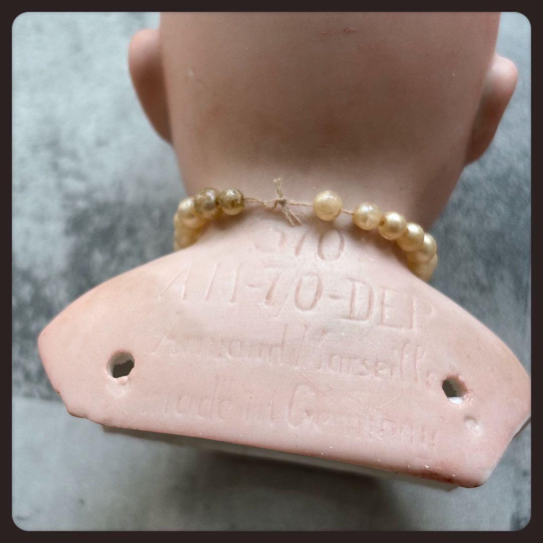 アンティーク ドイツ　Armand Marseille 製 ビスクドールヘッド