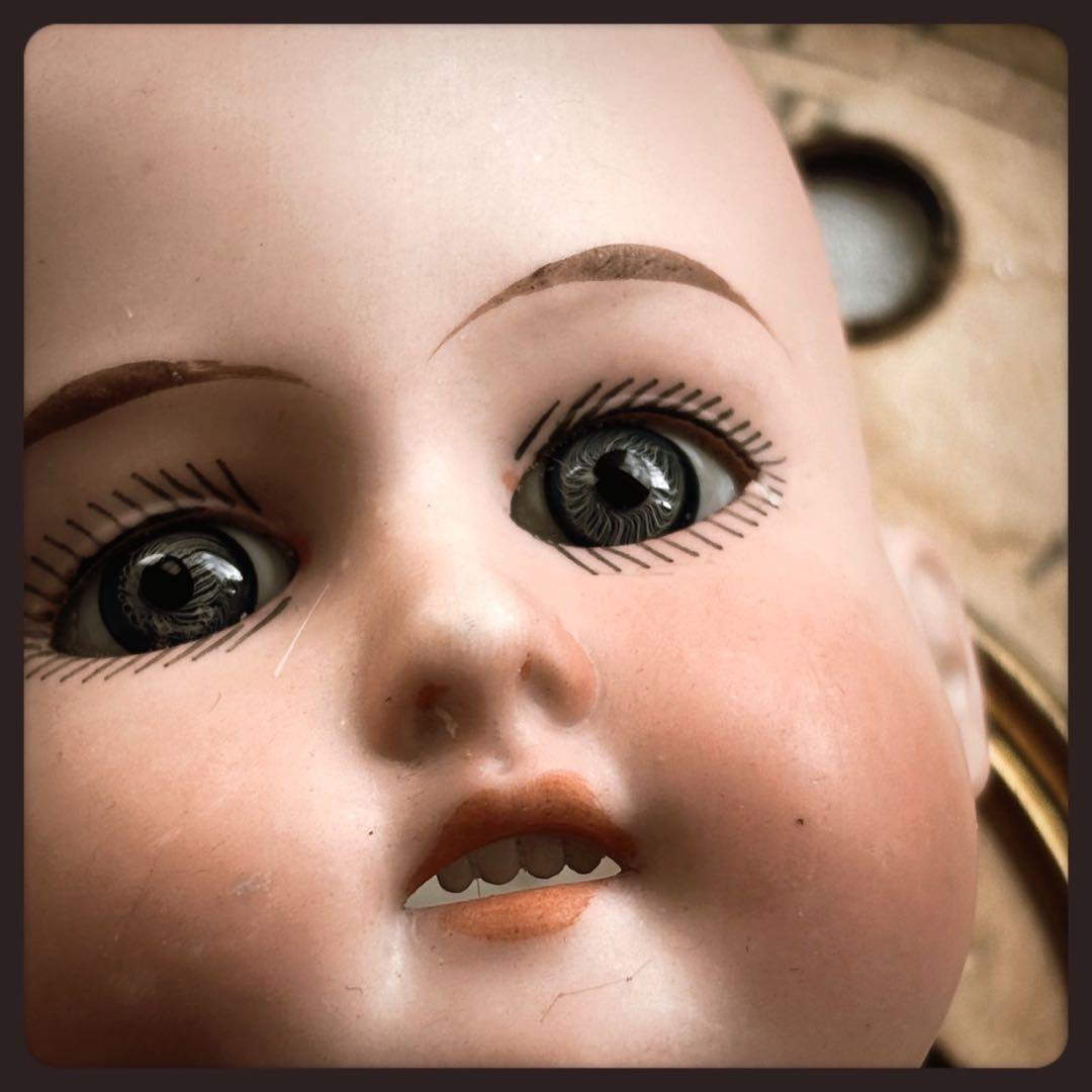 アンティーク ドイツ　Armand Marseille 製 ビスクドールヘッド