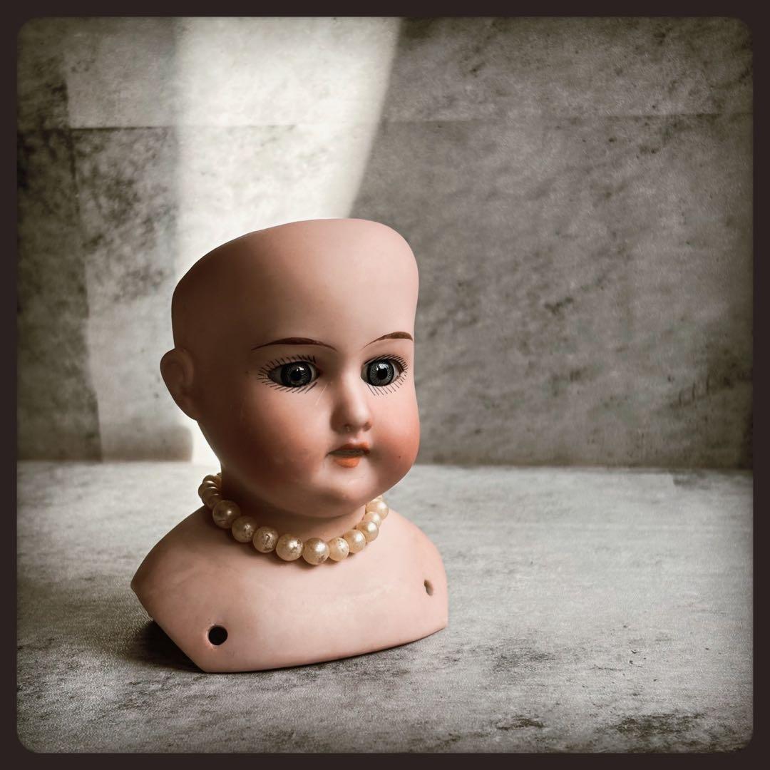 アンティーク ドイツ　Armand Marseille 製 ビスクドールヘッド