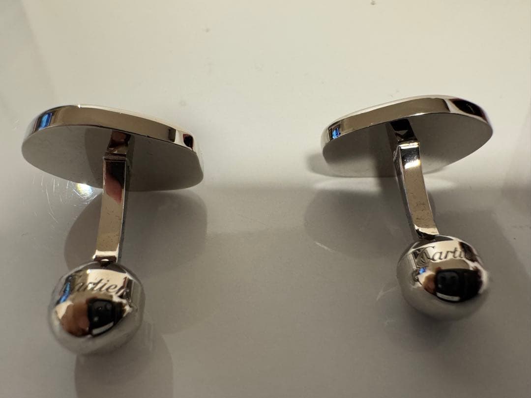 Cartier シルバー カフス　保証カード付き 注※商品説明ご覧くださいカフス