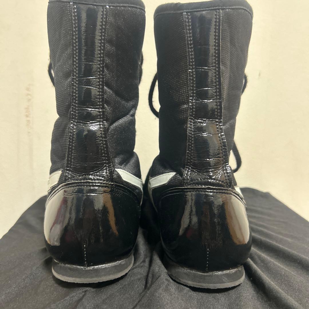 ボクシングシューズMizunoハイカットシューズ ブラック/ホワイト