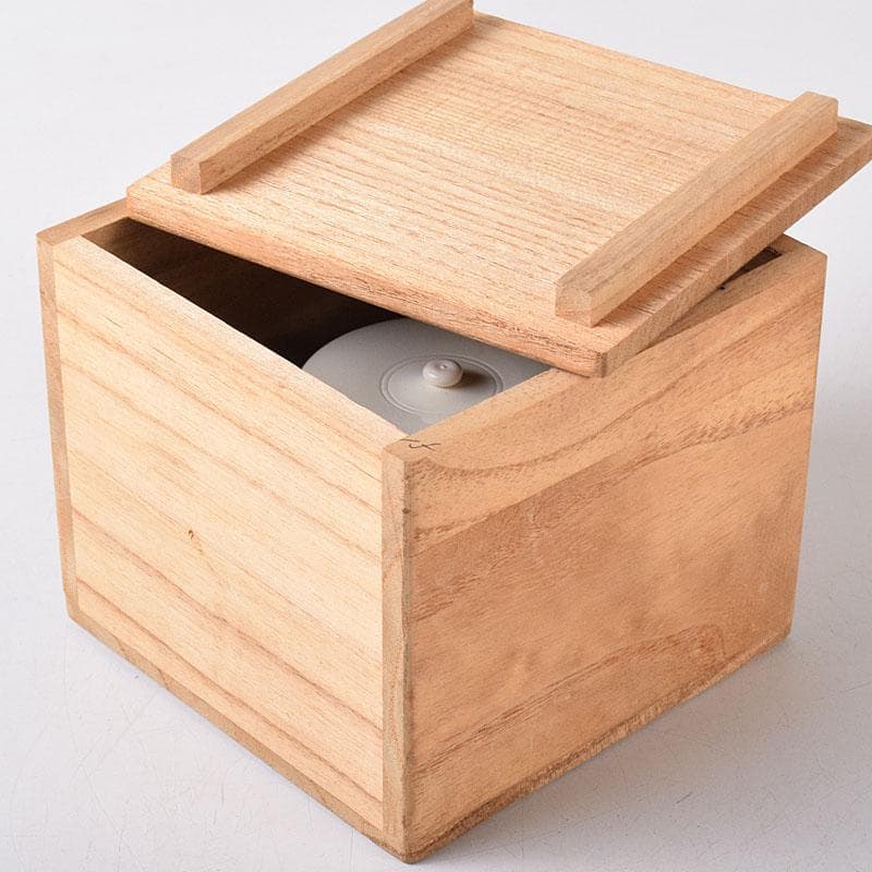 茶道具　桶谷定一作　大海茶入　仕覆付　共箱　C　7882