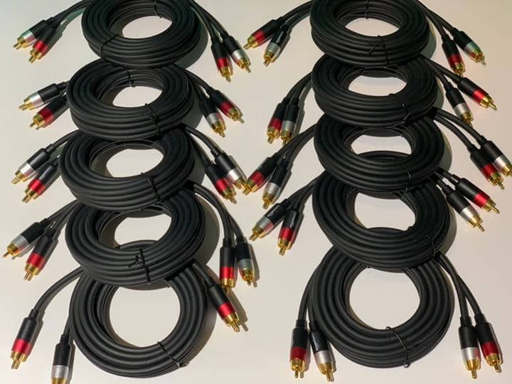 amazon basics RCAケーブル2.4m ×10本セット【新品未使用】